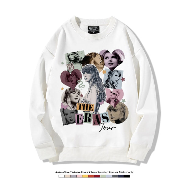 Taylor The Eras Tour White Crewneck